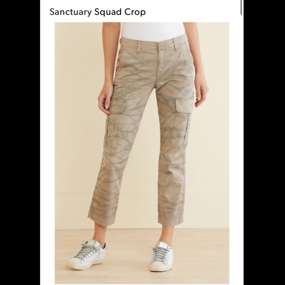 Sanctuary squad crop pant size 25